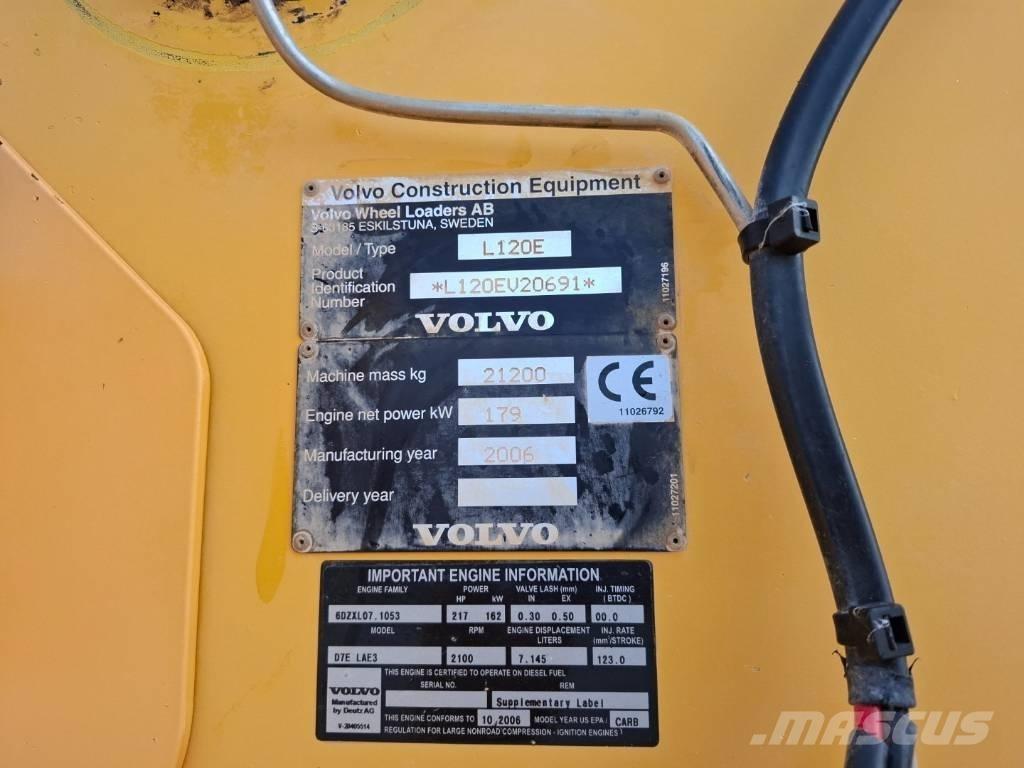 Volvo L 120 E Rataslaadurid