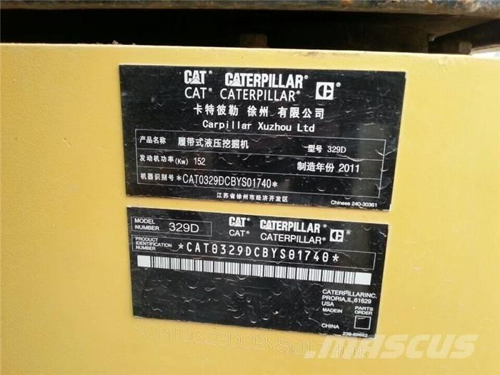 CAT 329 D L Roomikekskavaatorid