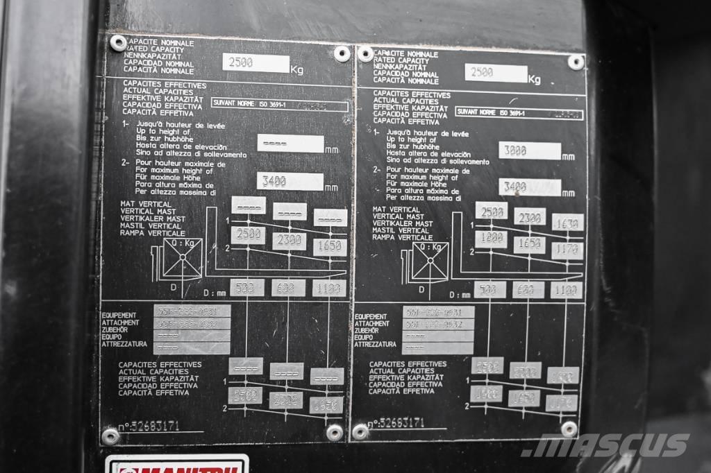 Manitou MC 25-4 Diiseltõstukid
