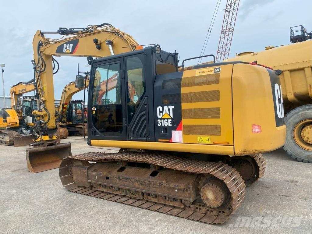 CAT 316 EL NVT Roomikekskavaatorid
