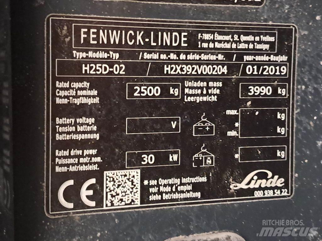 Linde H25D-02 Diiseltõstukid