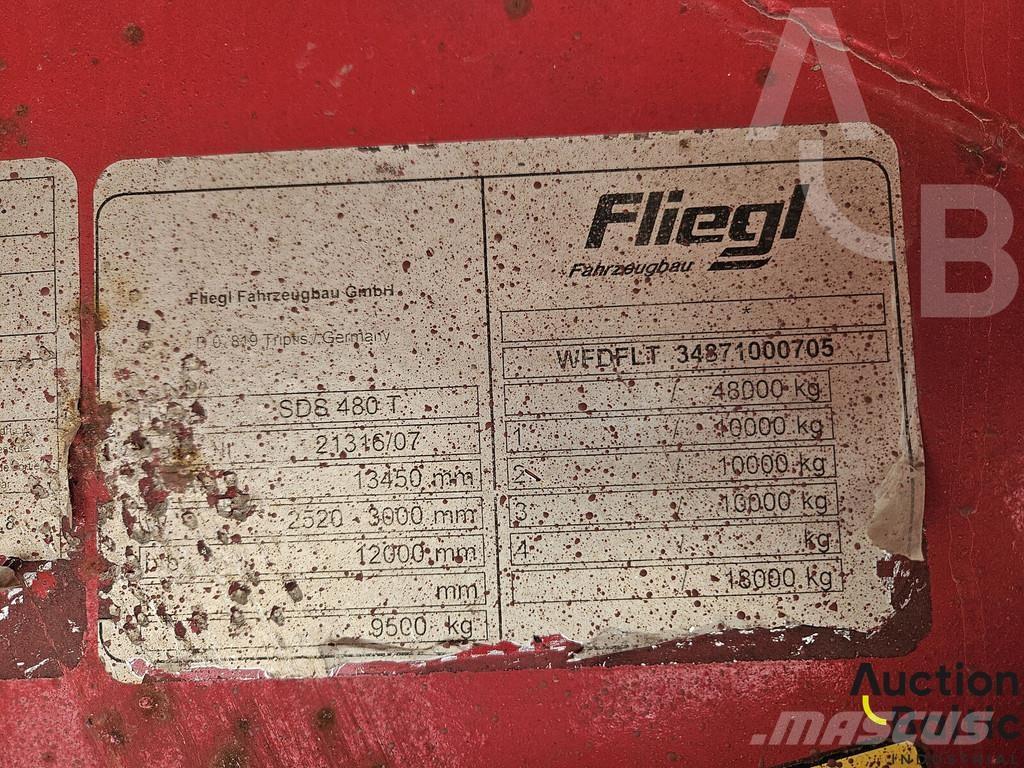 Fliegl SDS 480 T Tentpoolhaagised
