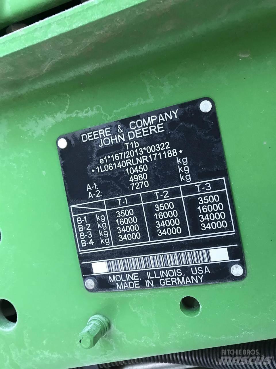 John Deere 6R 140 Traktorid