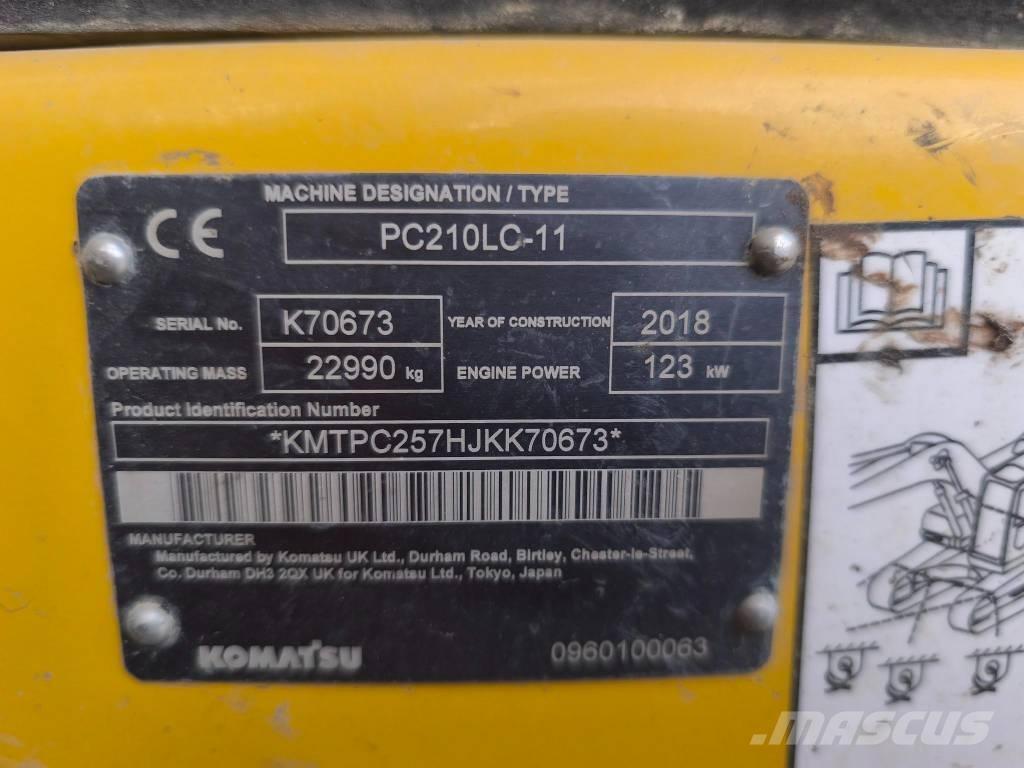 Komatsu PC 210 LC-11 Roomikekskavaatorid