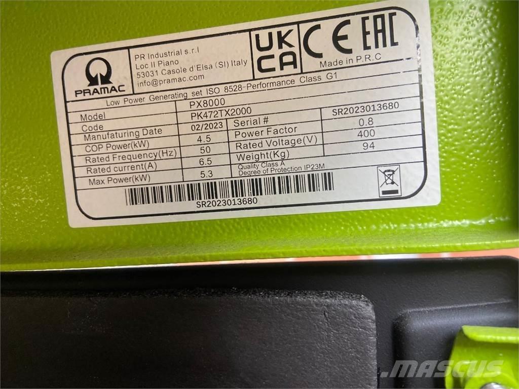 Pramac PX 8000 Muud generaatorid