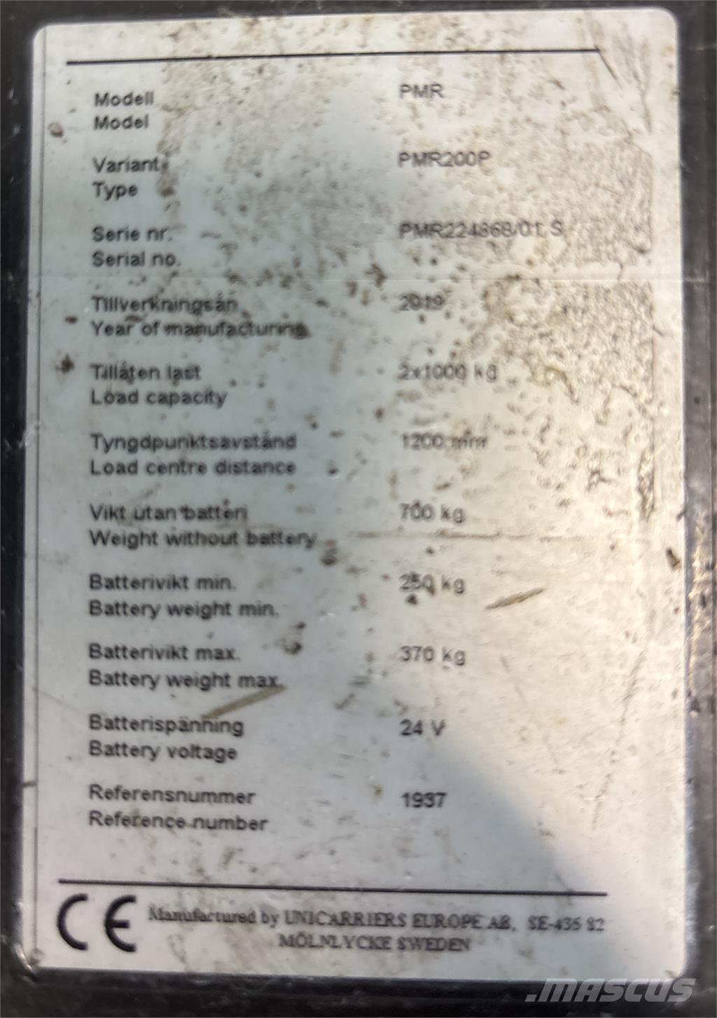 Atlet PMR200P Platvormveok