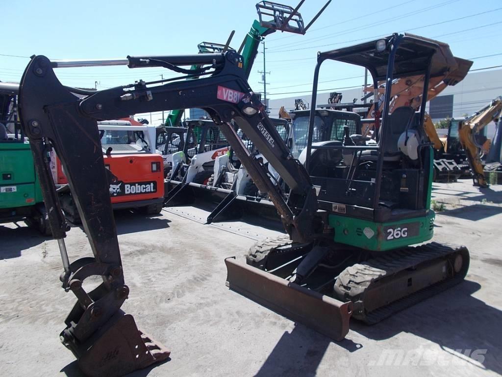 John Deere 26G Miniekskavaatorid < 7 t