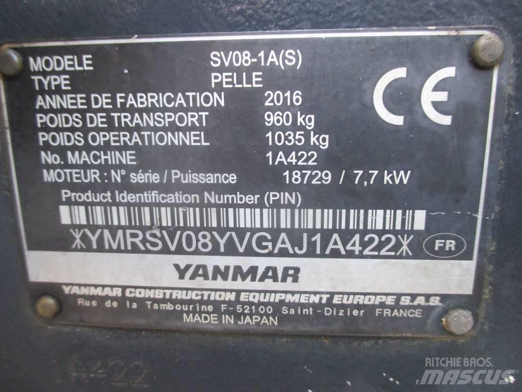 Yanmar SV 08-1 A Miniekskavaatorid < 7 t