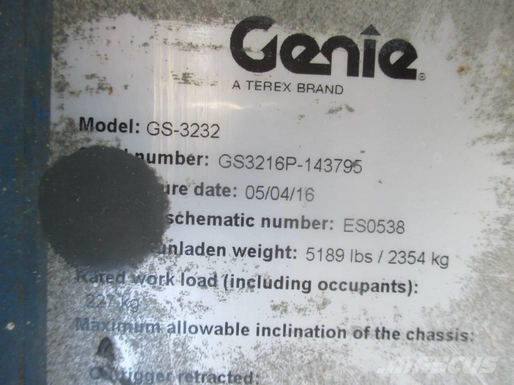 Genie GS 3232 Käärtõstukid