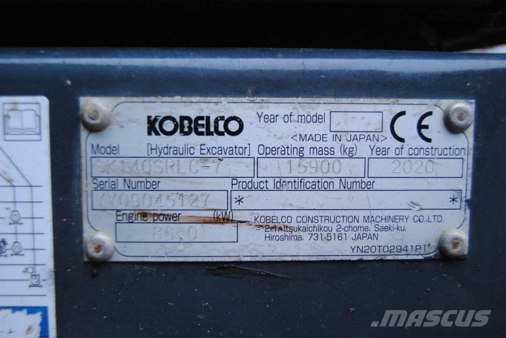 Kobelco SK140SRLC-7 Roomikekskavaatorid