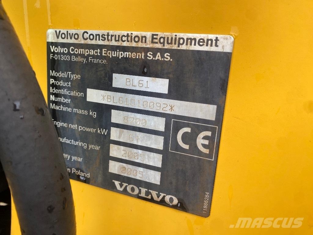 Volvo BL 61 Ekskavaatorlaadurid