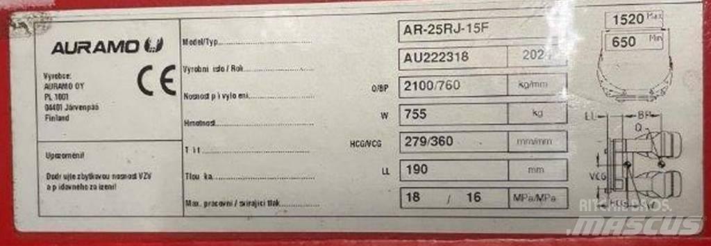 Auramo AR-25RJ-15F Rullihaaratsid