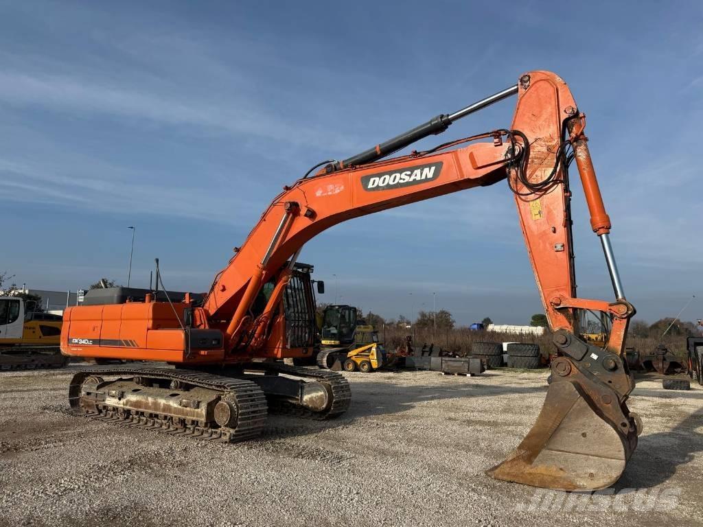 Doosan DX 340 LC Roomikekskavaatorid