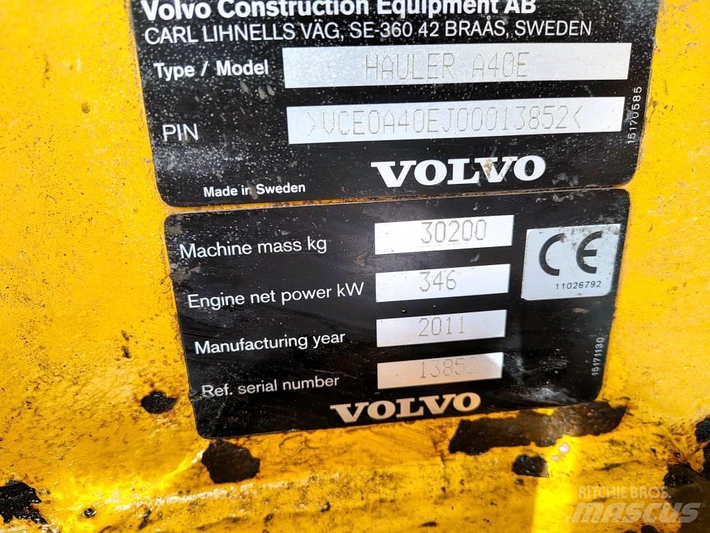 Volvo A 40 E Liigendraamiga pinnaseveokid