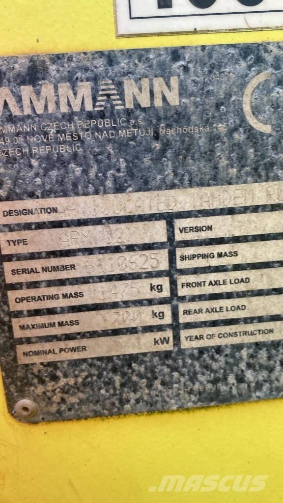 Ammann ARX 12 Tandemrullid