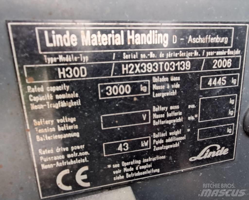 Linde H 30 D Diiseltõstukid