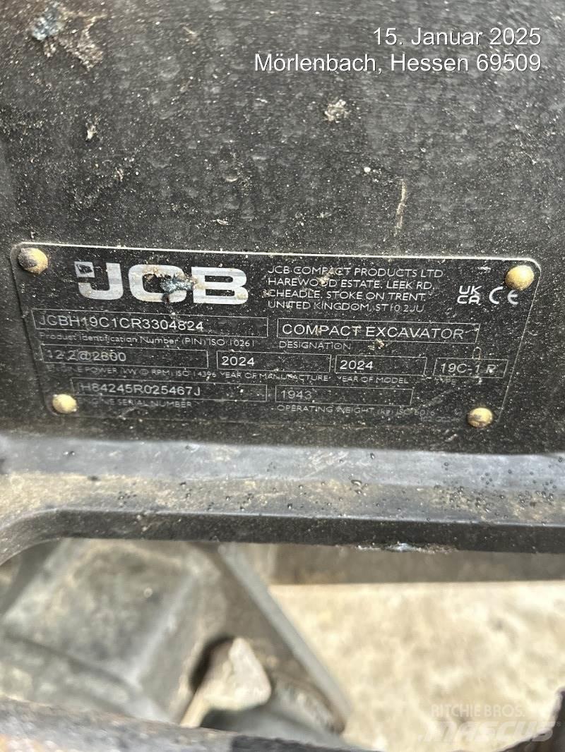 JCB 19C-1 Miniekskavaatorid < 7 t