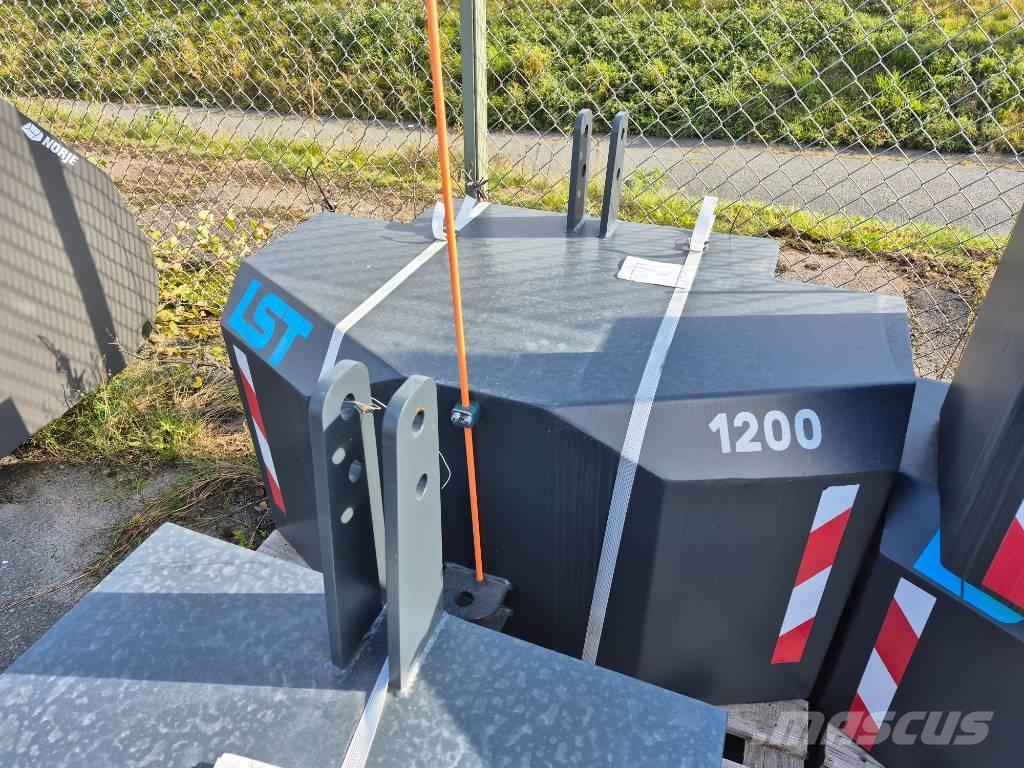 LST Frontvikt 1200kg Muud põllumajandusmasinad