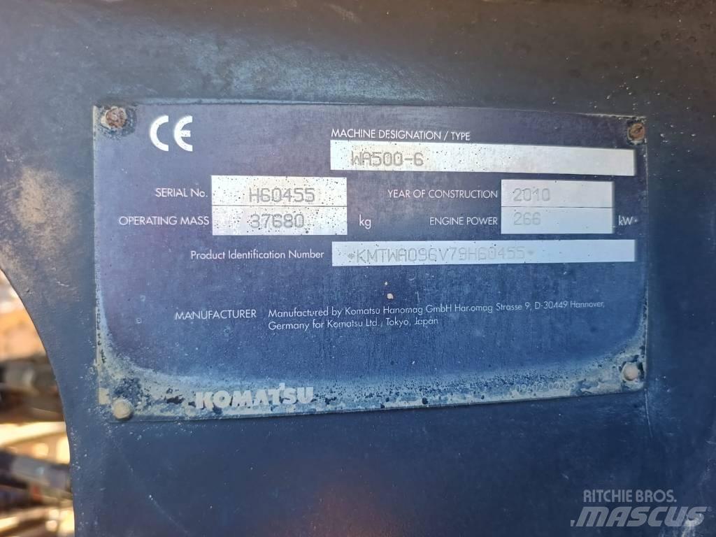 Komatsu WA500-6 Rataslaadurid