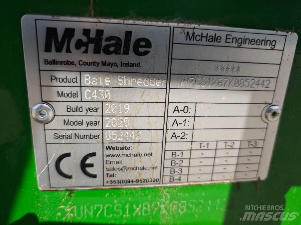 McHale C 430 Rullipurustid, noad ja lahtirullijad