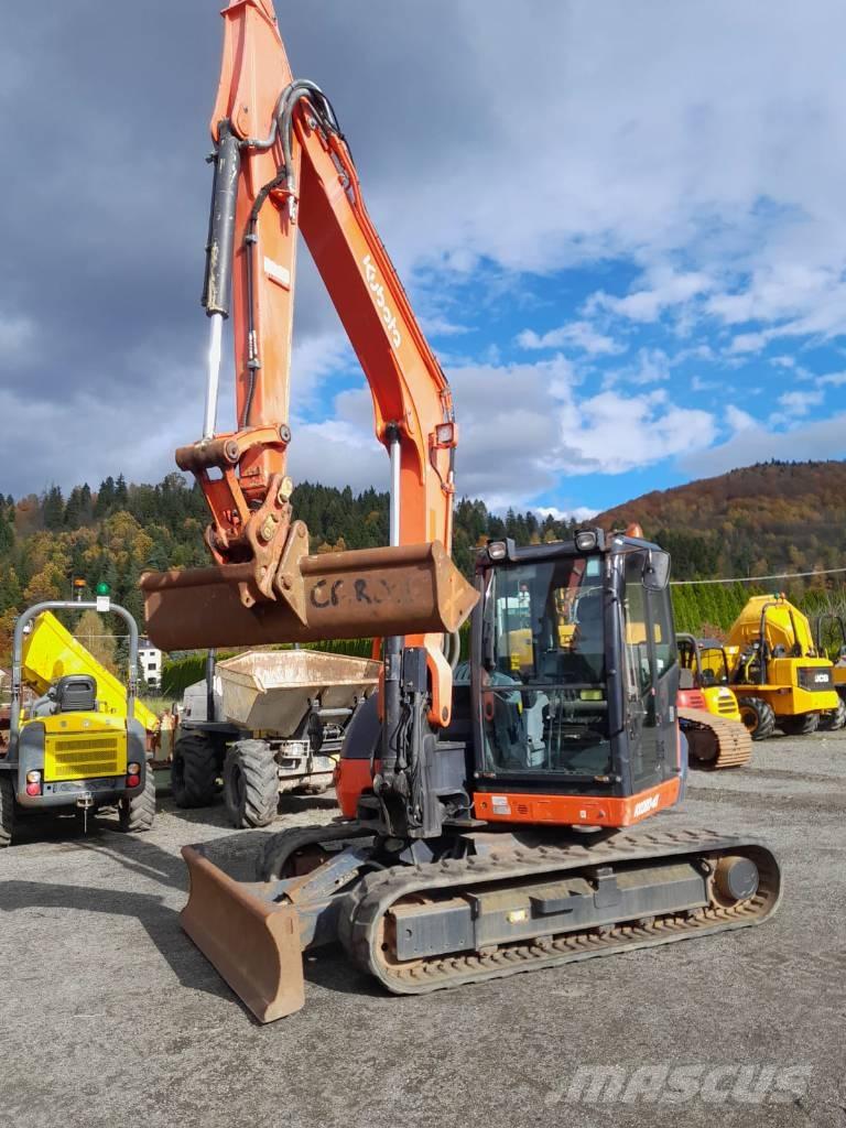 Kubota KX080 Väikeekskavaatorid 7t-12t