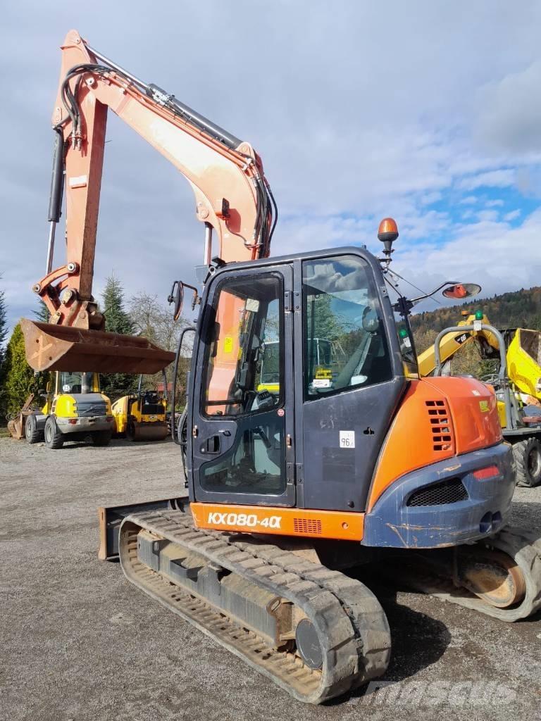 Kubota KX080 Väikeekskavaatorid 7t-12t