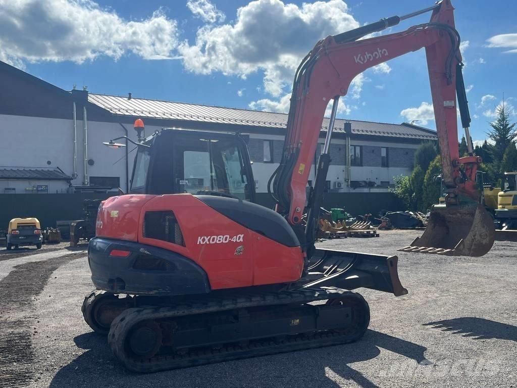 Kubota KX080 Väikeekskavaatorid 7t-12t