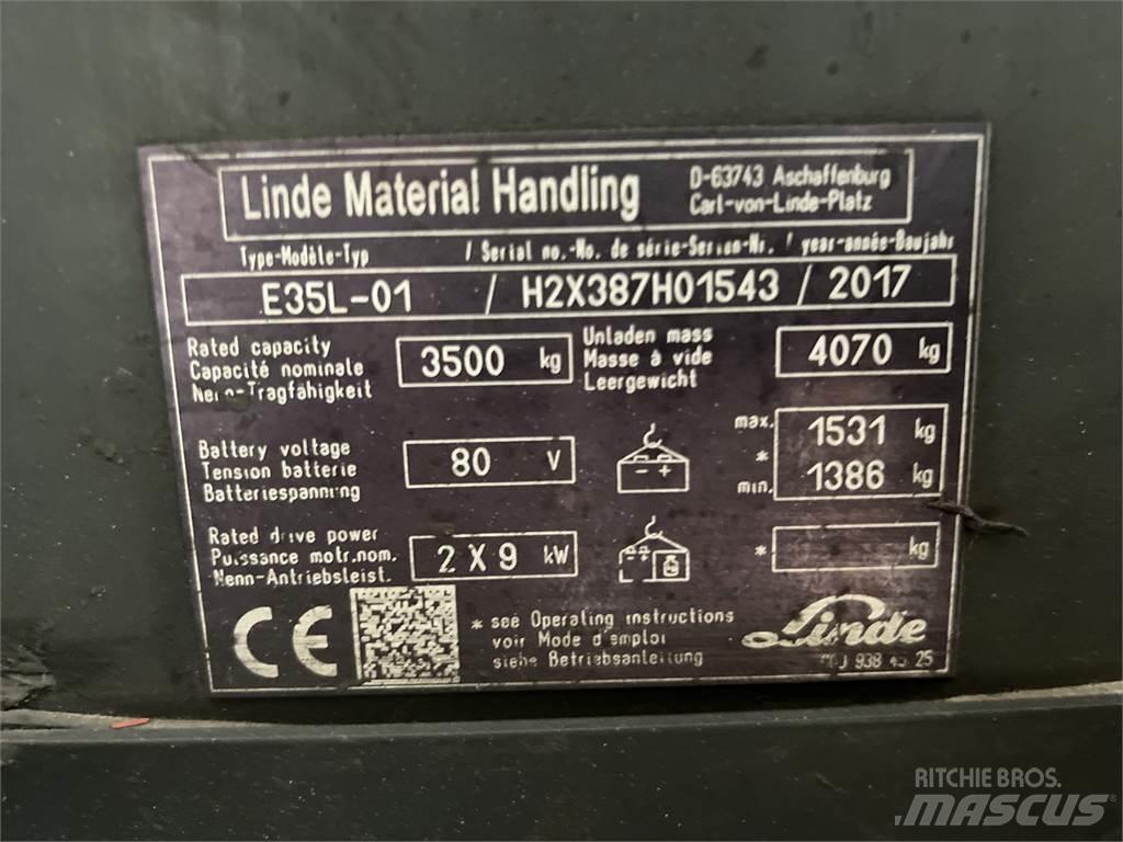 Linde E35L-01 Elektritõstukid