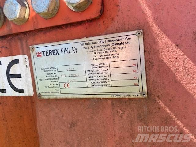 Terex Finlay 694T Iseliikuvad sõelad
