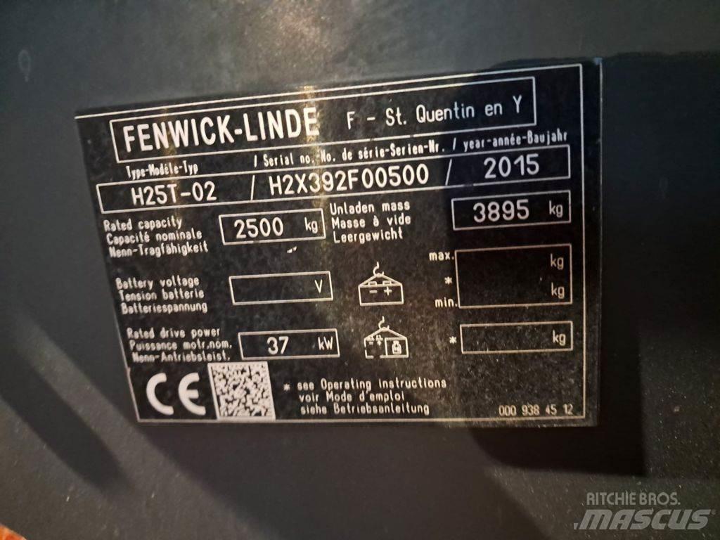 Linde H25T-02 Gaasitõstukid