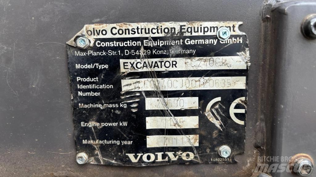 Volvo EC 240 C L Roomikekskavaatorid