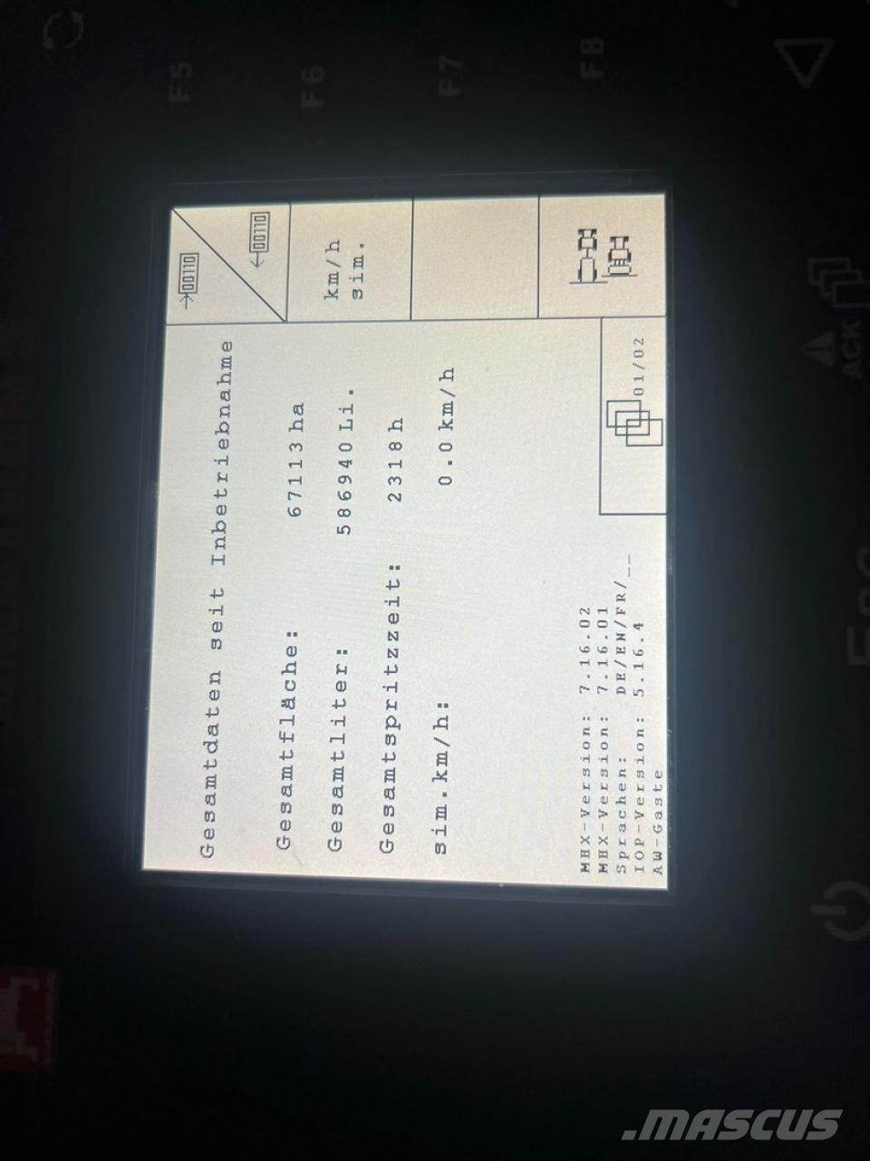 Amazone UX 4200 Haagispritsid