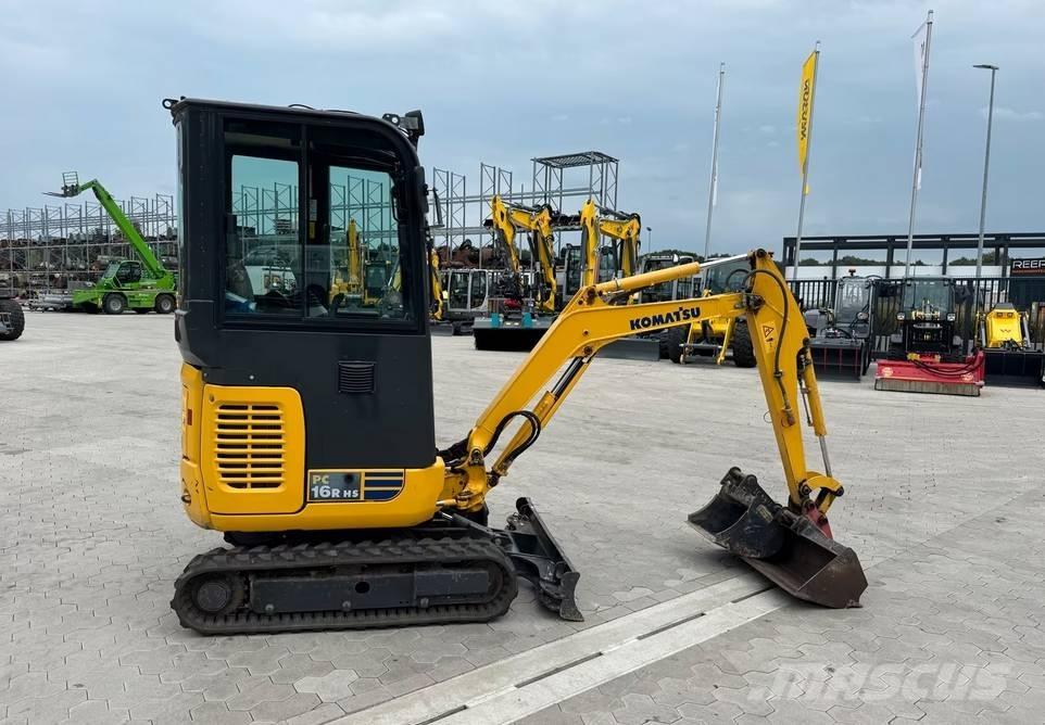 Komatsu PC 16 R-3HS Roomikekskavaatorid