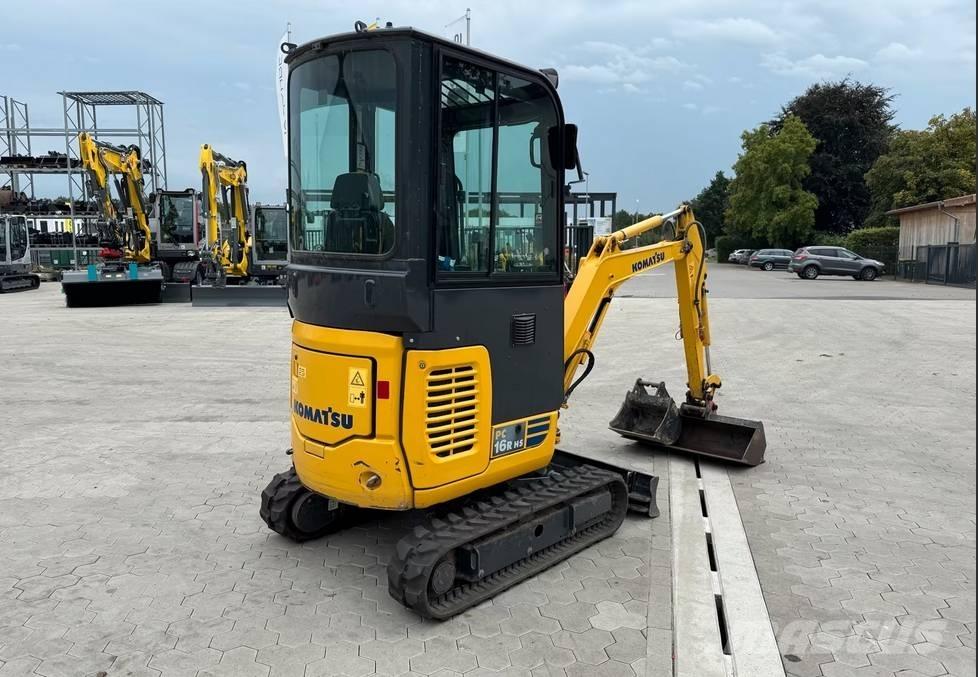 Komatsu PC 16 R-3HS Roomikekskavaatorid