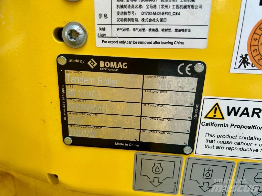 Bomag BW 100 AC-5 Tandemrullid