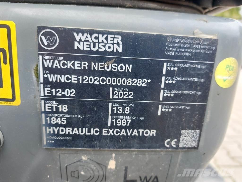 Wacker Neuson ET18 Roomikekskavaatorid
