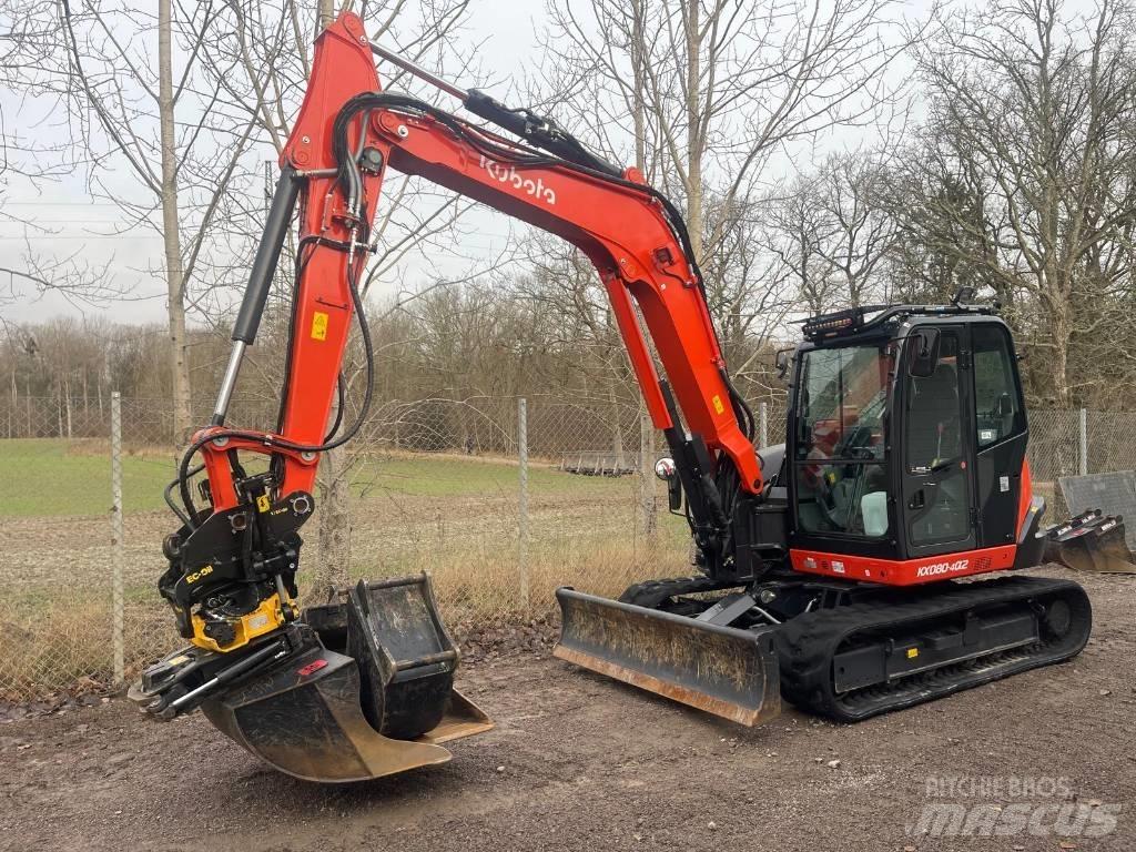 Kubota KX 080-4 Väikeekskavaatorid 7t-12t