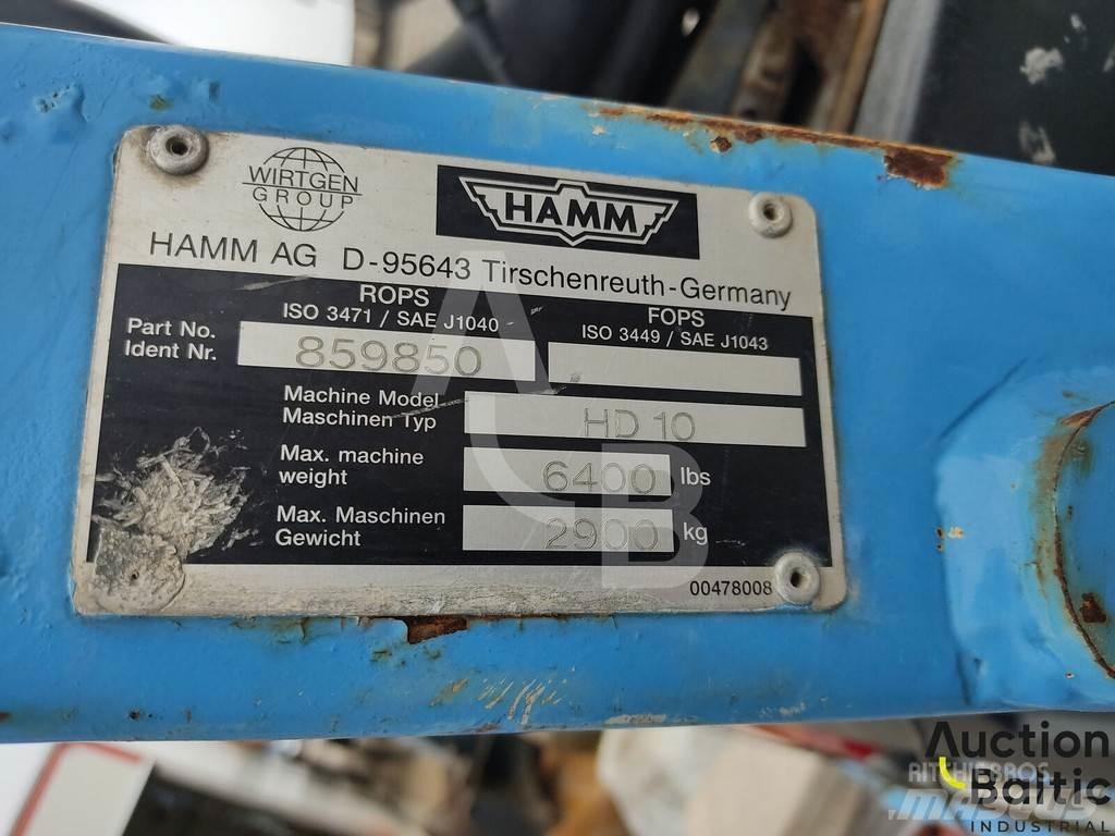 Hamm HD 10 Muud rullid