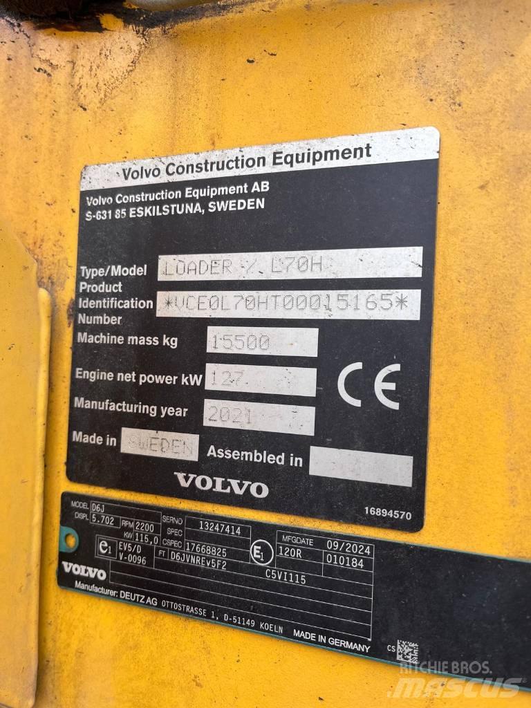 Volvo L 70 H Rataslaadurid