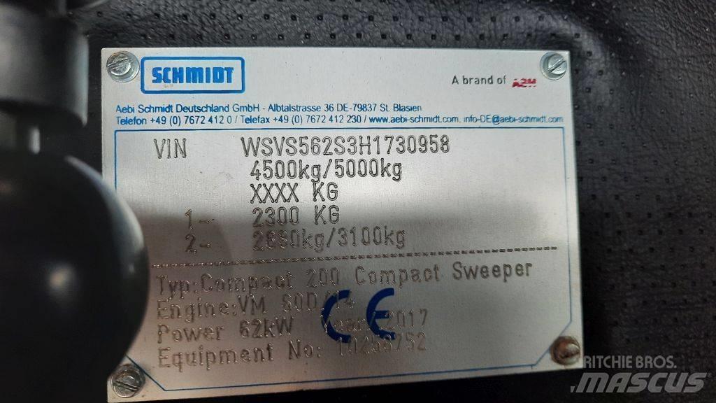 Schmidt Swingo 200 Tänavapuhastusmasinad