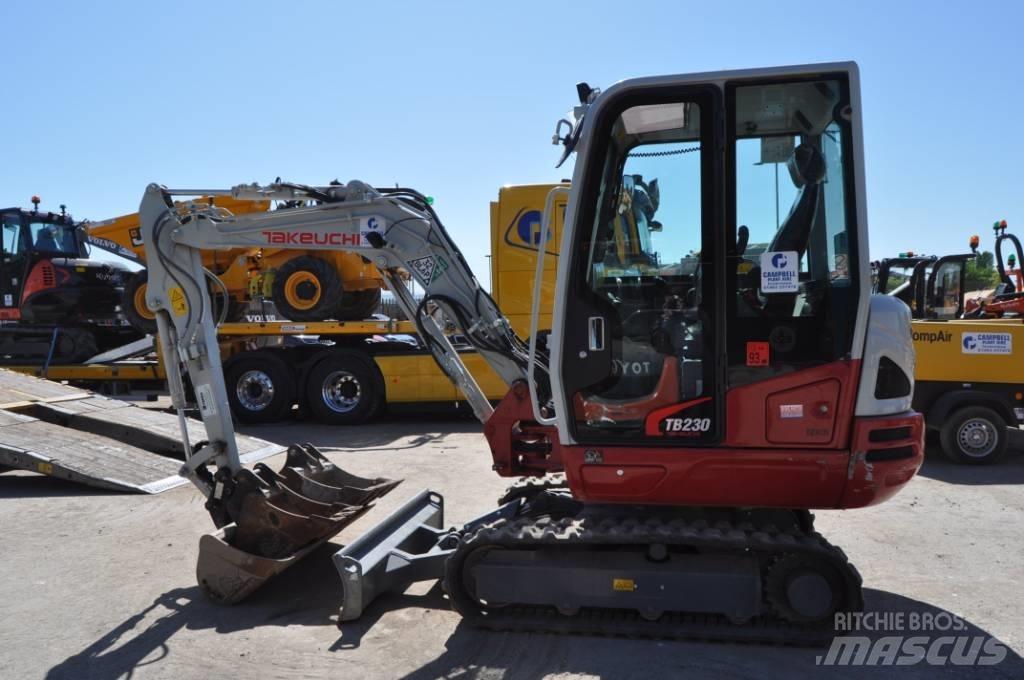 Takeuchi TB 230 Miniekskavaatorid < 7 t