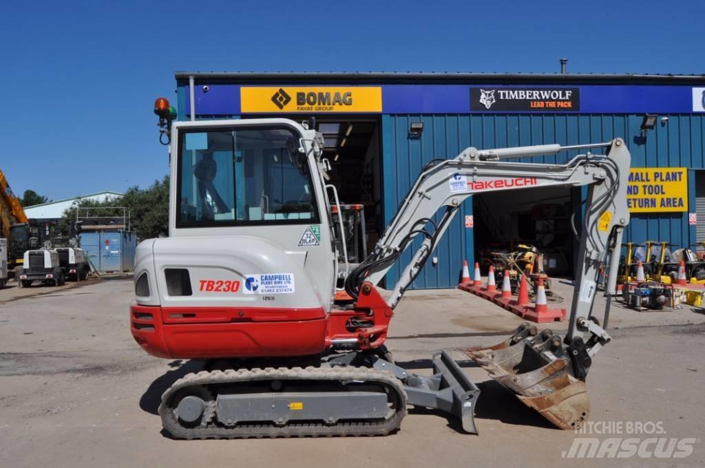 Takeuchi TB 230 Miniekskavaatorid < 7 t