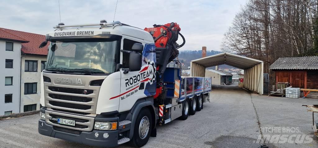 Scania G 490 Kraanaga veokid