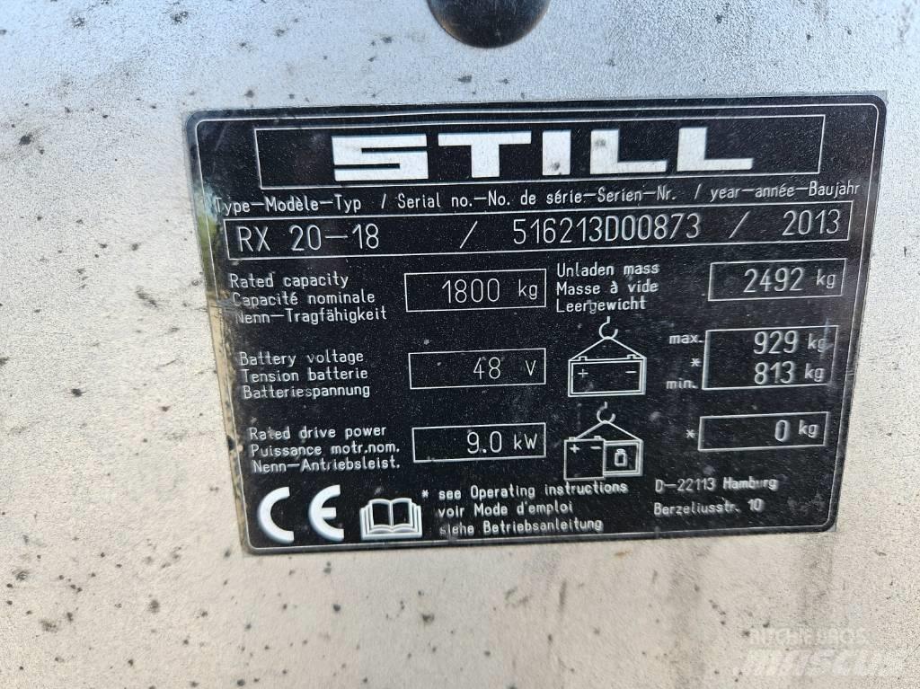 Still RX 20-18 Elektritõstukid
