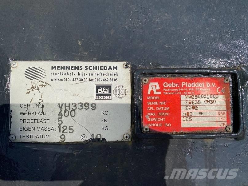 Pladdet VG2500X1000 Muud osad