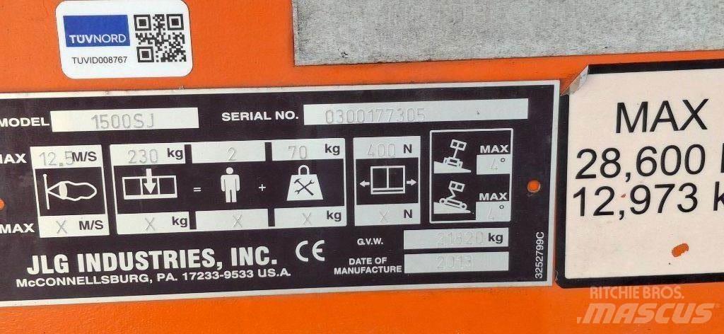 JLG 1500SJ Teleskoop poomtõstukid