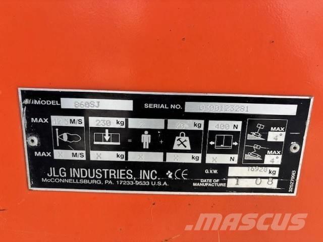 JLG 860 SJ Teleskoop poomtõstukid