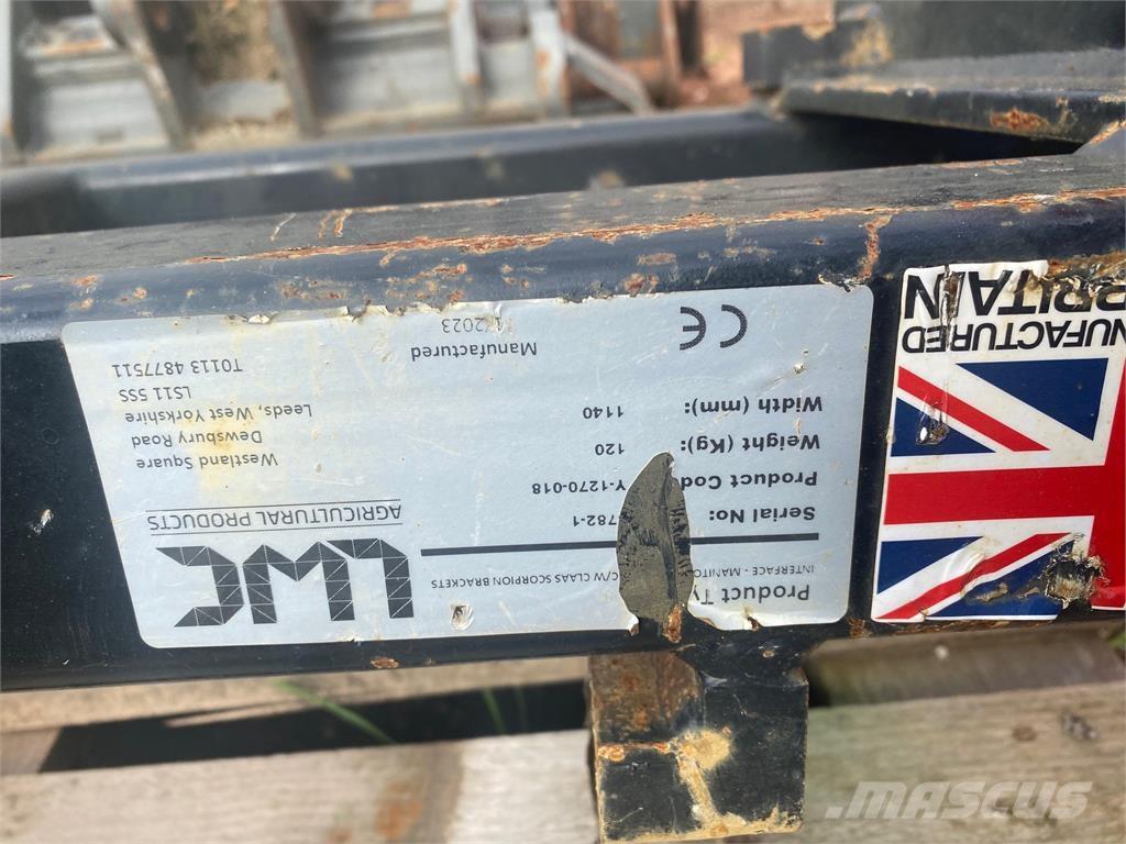  ADAPTOR PLATE Põllumajanduslikud teleskoopkäitlejad