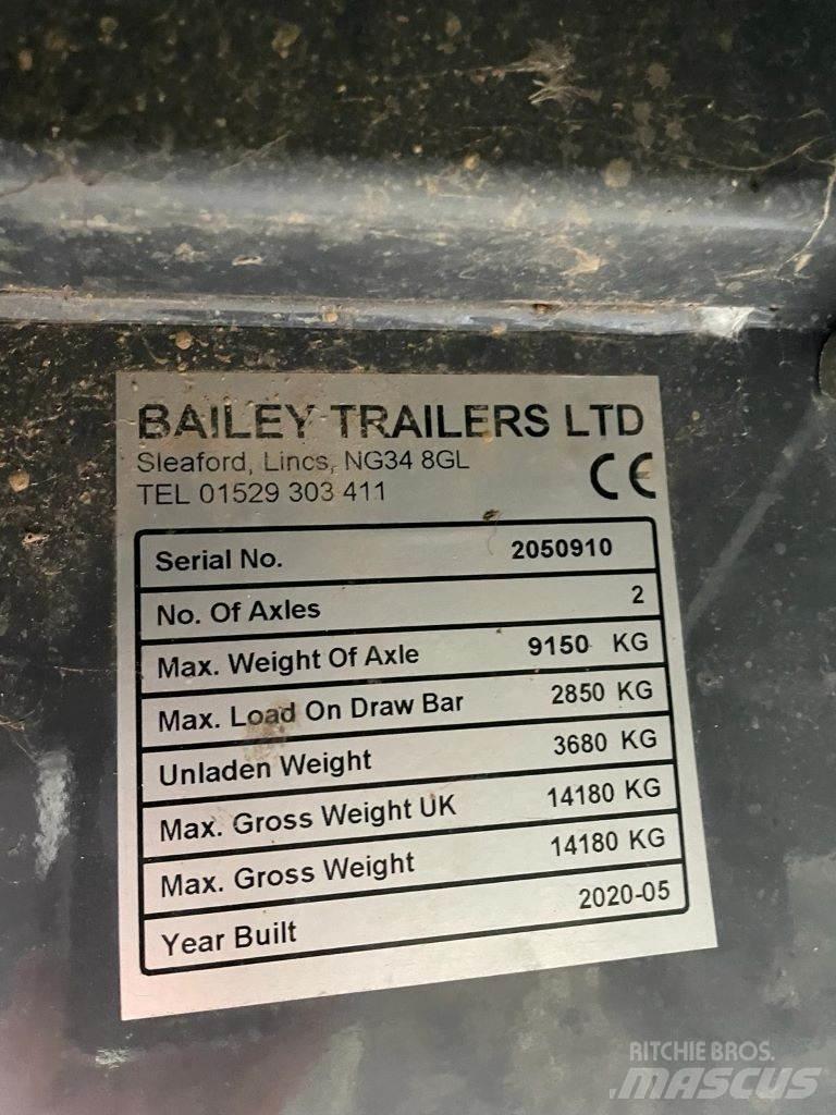 Bailey 10 TONNE Palliveohaagised