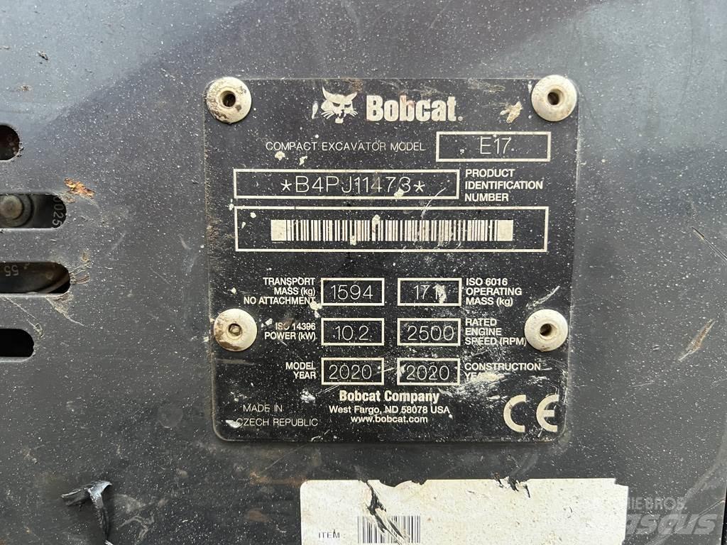 Bobcat E17 Miniekskavaatorid < 7 t